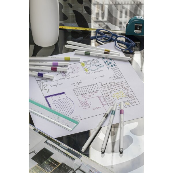 uni-ball Feutre EMOTT, set de 10 Calm-Tone Colors