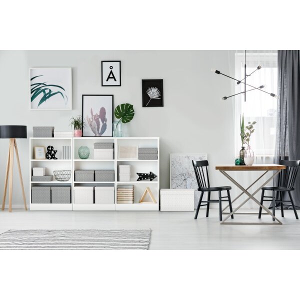 ESSELTE Aufbewahrungsboxen Home Cube 628289 grau 365x320x315mm 3 Stück