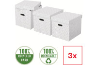 ESSELTE Aufbewahrungsboxen Home Cube 628288 365x320x315mm, weiss 3 Stk