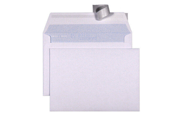 METTLER Enveloppe sans fenêtre C6 6066 100g, blanc 1000 pcs.