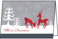 SIGEL Weihnachtskarten DS256 Red Deer 25 Stk.