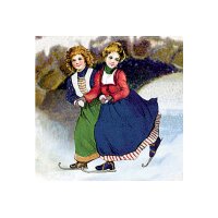 COPPENRATH Adventskalender 38x60cm 71890 Eisenbahn Tanne