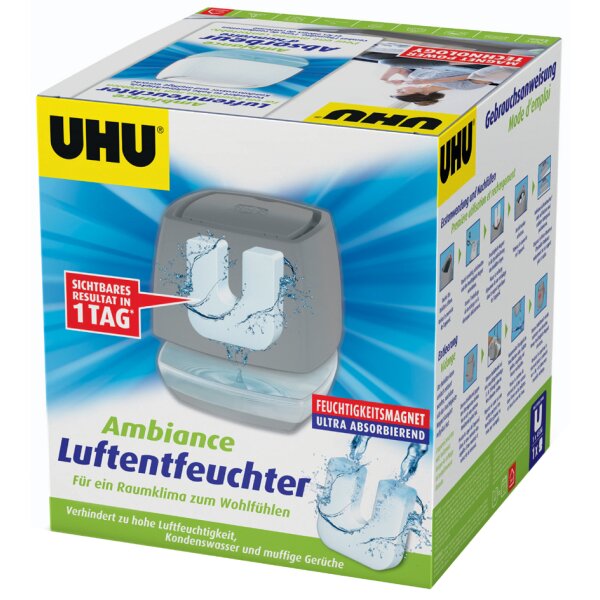 UHU Déshumidificateur Ambiance, 450 g, anthracite