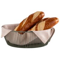 APS Brot- und Obstkorb SVART, oval, 240 x 190 mm, schwarz