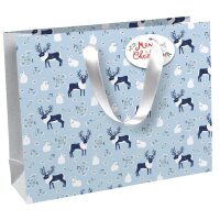 Clairefontaine Sac cadeau de Noël Empreintes, moyen