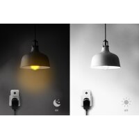 LogiLink Adapterstecker mit Dämmerungssensor, weiss