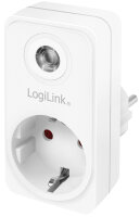 LogiLink Adapterstecker mit Dämmerungssensor, weiss