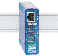 W&T USB-Server Megabit 2.0, 2 unabhängige USB-Ports