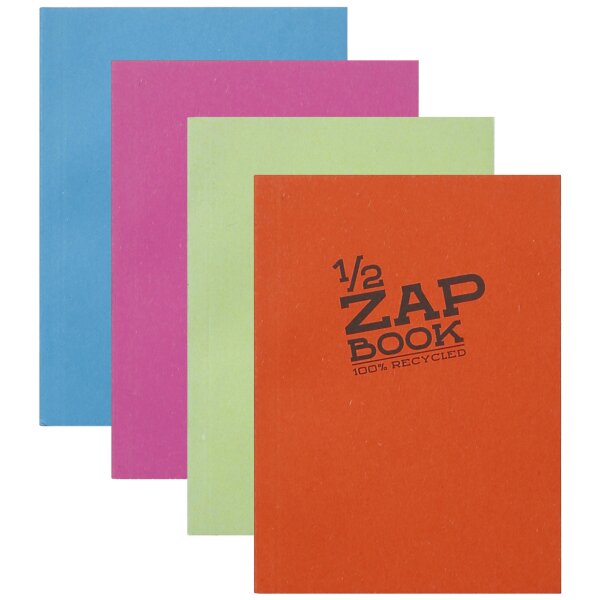 Clairefontaine Skizzenblock 1 2 ZAP BOOK, DIN A6, 80 g qm