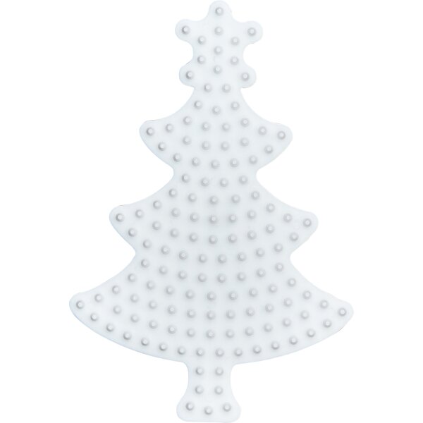 Hama Stiftplatte "Weihnachtsbaum", weiss