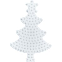Hama Stiftplatte "Weihnachtsbaum", weiss