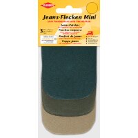 KLEIBER Mini patch thermocollant pour jeans, set 2, assorti