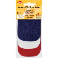 KLEIBER Mini patch thermocollant pour jeans, set 2, assorti