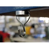 MAUL Neodym-Magnet mit Karussell-Haken, Haftkraft: 50,0 kg