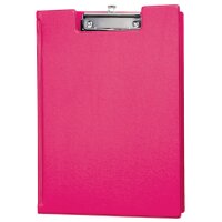 MAUL Porte-bloc à pince, plastifié A4, rose...