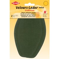 KLEIBER Velour-Leder-Imitat, 95 x 185 mm, oliv