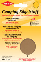 KLEIBER Tissu thermocollant de camping, 340x120 mm, sable