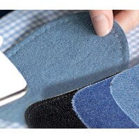 KLEIBER Patch thermocollant ovale pour jeans, rose