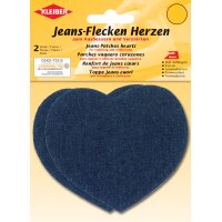 KLEIBER Patch thermocollant pour jeans Coeur, bleu...