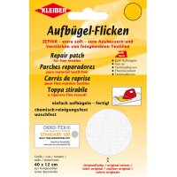 KLEIBER Patch thermocollant Zephir, 400 x 120 mm, noir