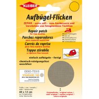 KLEIBER Patch thermocollant Zephir, 400 x 120 mm, noir
