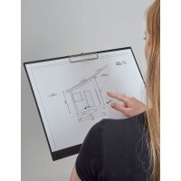 MAUL Klemmbrett, Kunststoff mit Bügelklemme, DIN A3,...