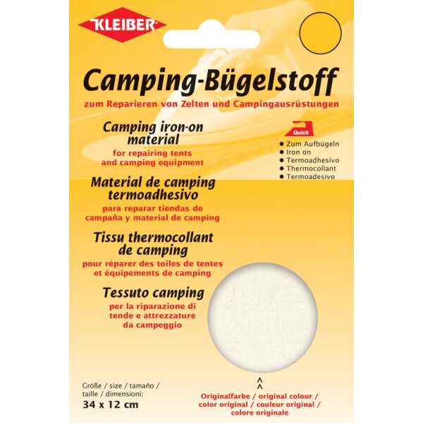 KLEIBER Tissu thermocollant de camping, anthracite