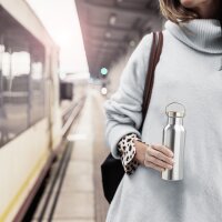 APS Trinkflasche H2O YEAH!, aus Edelstahl, 0,75 Liter