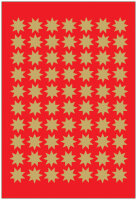 HERMA Weihnachts-Sticker DECOR "Sterne", 10 mm,...