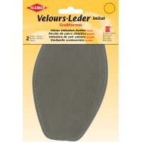 KLEIBER Velour-Leder-Imitat, 95 x 185 mm, rot