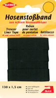 KLEIBER Hosenstossband, 15 x 1300 mm, schwarz