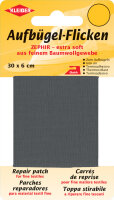 KLEIBER Patch thermocollant Zephir, 300 x 60 mm, gris...