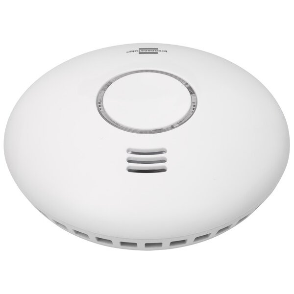brennenstuhl Détecteur de fumée connecté Wifi WRHM01, blanc
