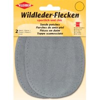 KLEIBER Patch à coudre en daim, 125 x 100 mm, beige