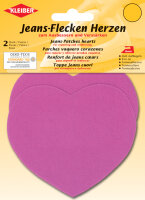 KLEIBER Patch thermocollant pour jeans Coeur, rose