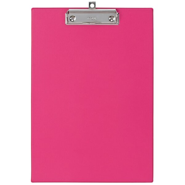 MAUL Klemmbrett, DIN A4, mit Folien&uuml;berzug, pink