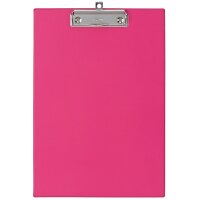 MAUL Klemmbrett, DIN A4, mit Folienüberzug, pink