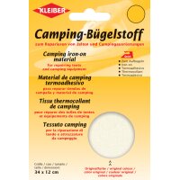 KLEIBER Tissu thermocollant de camping, rouge/blanc