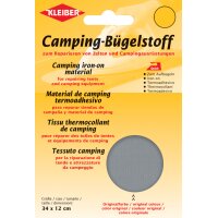 KLEIBER Tissu thermocollant de camping, rouge/blanc