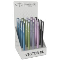 PARKER Stylo plume VECTOR XL, présentoir de 20