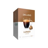 DELIZIO Capsules de café 10168322 Lungo Crema 48 pcs.
