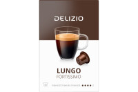 DELIZIO Kaffeekapseln 10170342 Lungo Fortissimo 48 Stk.