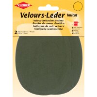 KLEIBER Velour-Leder-Imitat, 100 x 130 mm, oliv