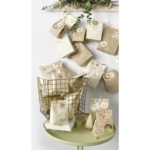 folia Kit pour calendrier de lAvent FALALA, 97 pi&egrave;ces