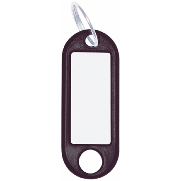 WEDO Porte-clés avec anneau, diamètre: 18 mm, marron