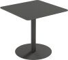 PAPERFLOW Table de jardin CROSS, diamètre: 800 mm, noir