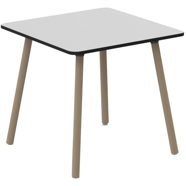 PAPERFLOW Table de bistrot PALOMBA, diamètre: 800 mm, noir