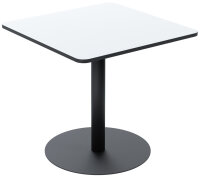 PAPERFLOW Table de bistrot Mezzo, diamètre: 800 mm, blanc