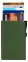 CLICKSAFE Porte-cartes avec bouton-poussoir & RFID,...