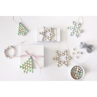 folia Kit Etoiles en perles en bois CLASSIC, 161...